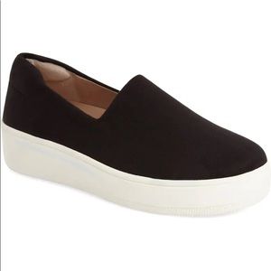 Steve Madden Black Platform Slip-On Sneaker